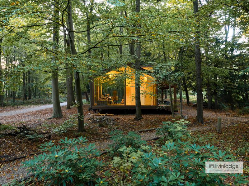 Tiny house in houtskeletbouw midden in de natuur
