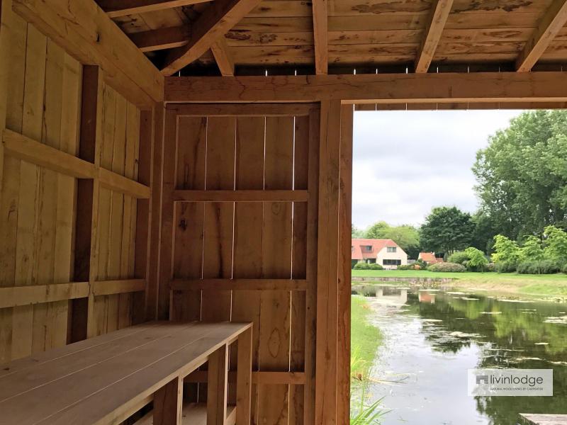 Lake Cabin in eiken, regio Brugge