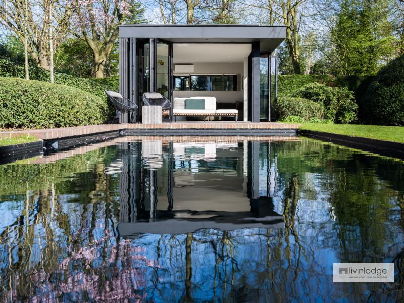 Hedendaagse poolhouse met alle comfort
