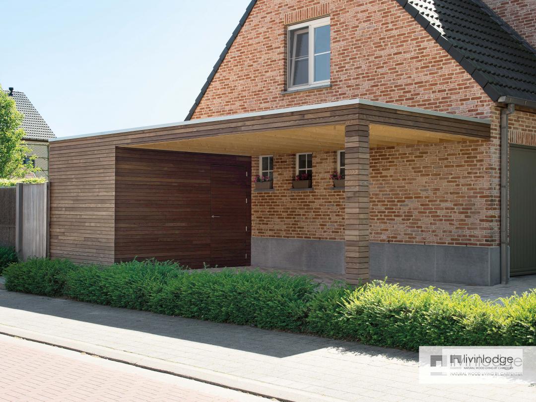 jacht schilder Honger Moderne Carports | Livinlodge - Houten Bijgebouwen