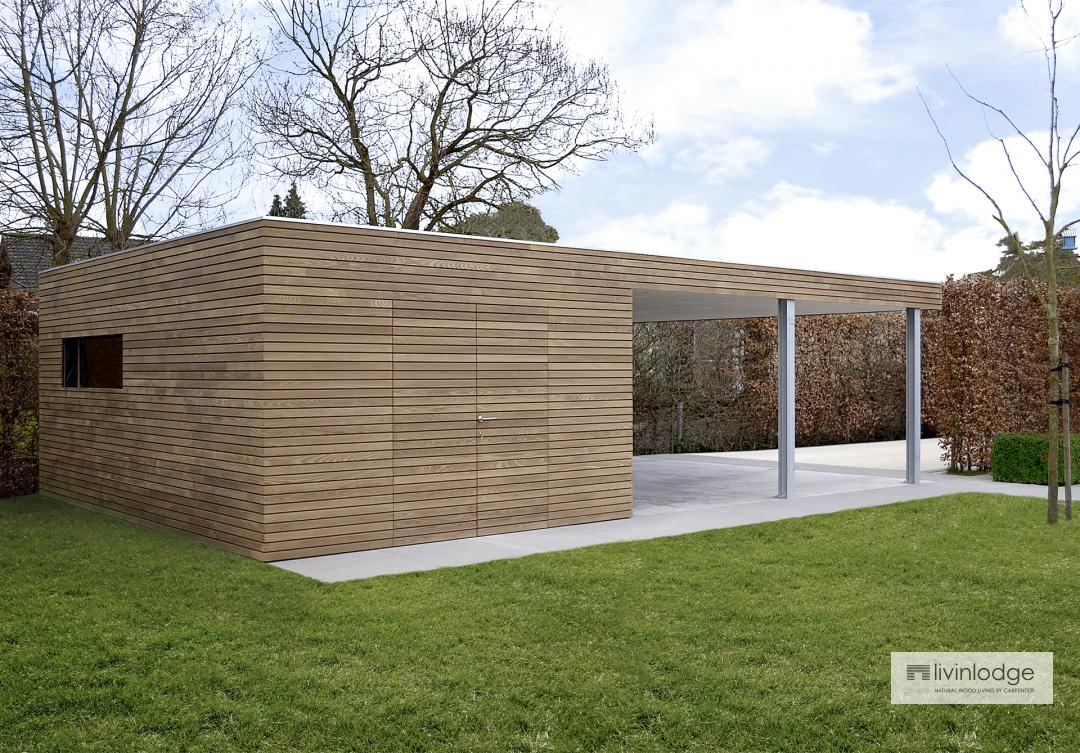 Moderne carports - Houten bijgebouwen op maat